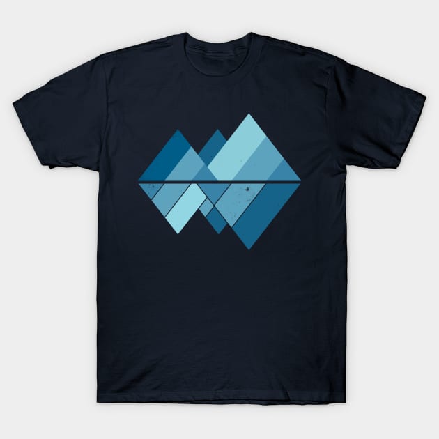 Retro Mountains T-Shirt by Vanphirst